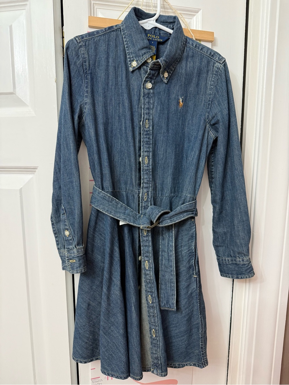 Polo by Ralph Lauren Denim Long-Sleeve Shirt Dress - Blue